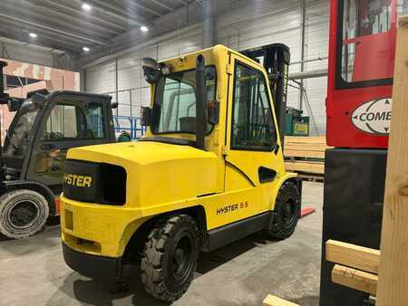 Hyster H 5.5XM Diesel / Full cabin / Only 6089 hours / Forks Positioner | 2