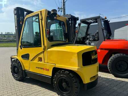 Hyster H 5.5XM Diesel / Full cabin / Only 6089 hours / Forks Positioner | 9