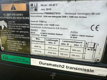 Hyster H 5.0 FT //Triplex // Container version | 15